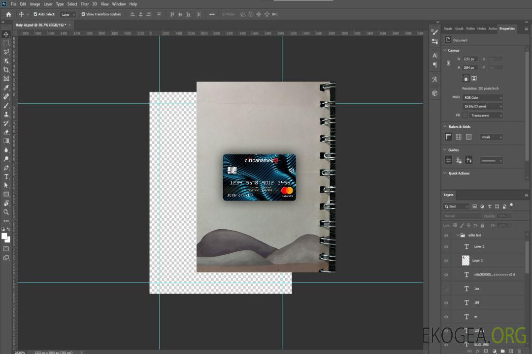 Mexique Citibanamex banque mastercard photolook , template
